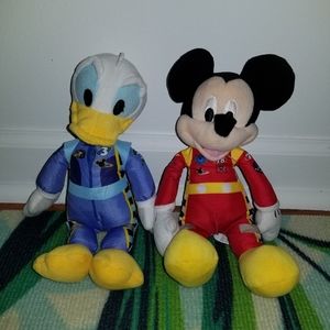 Disney Plushies Mickey and Donlad